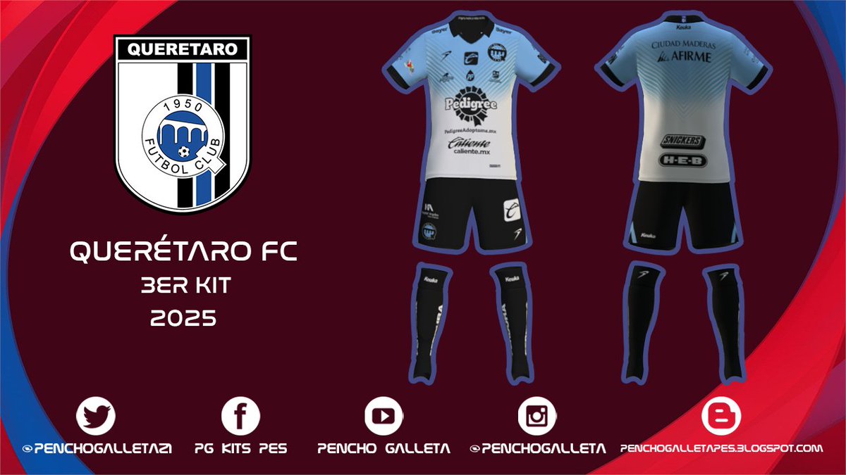 penchogalleta21's tweet photo. QUERÉTARO FC 3ER KIT 2025 #PES2021 🇲🇽
LINK: ➡➡https://t.co/TbvHO62YV9⬅⬅
#MexaPower 🇲🇽 #PS4 #eFootballPES2021SEASONUPDATE https://t.co/HTLV1SKchM