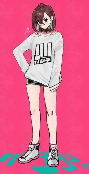 前描いた落書きんチョ