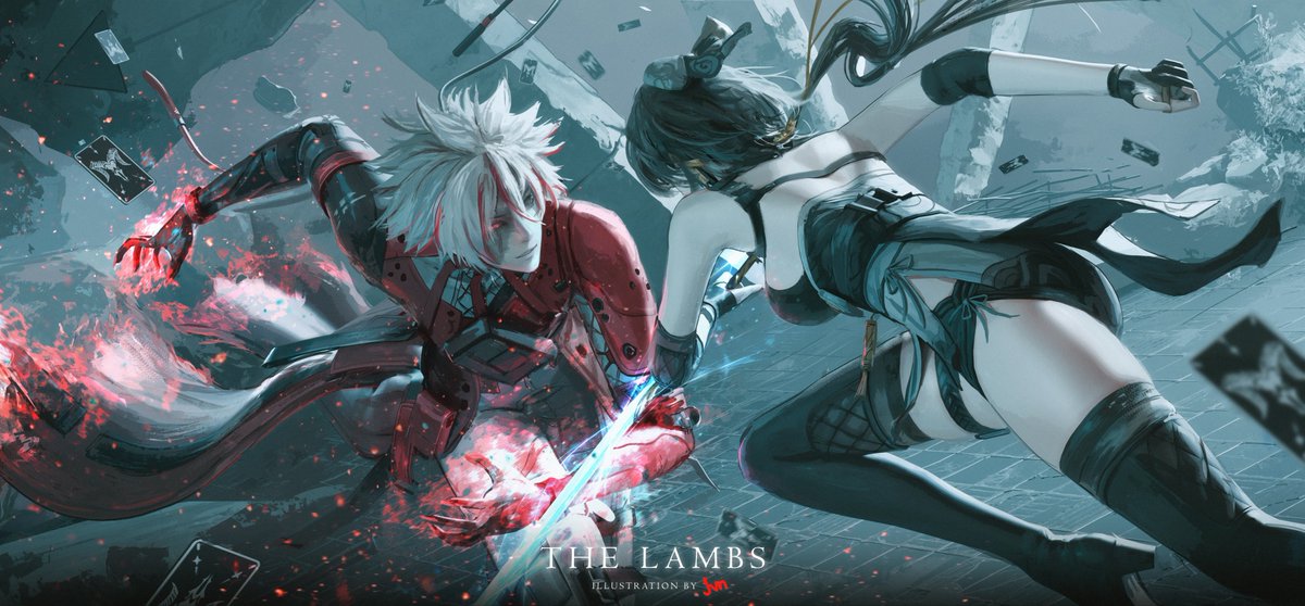 jvn_artwork's tweet photo. The Lambs
  
#WuWaCollection #WutheringWaves #鳴潮 #Scar #Rover https://t.co/rqxUvtgtfj