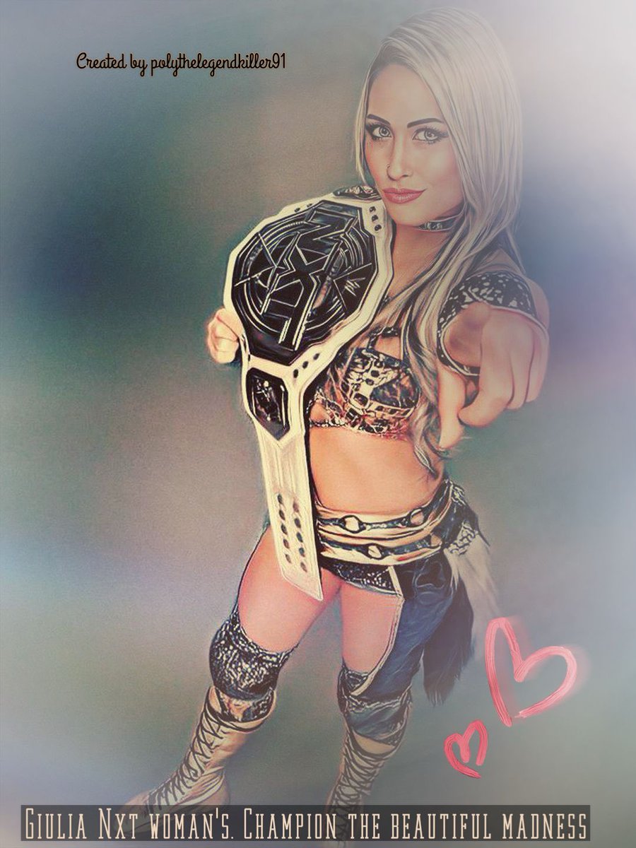 polypatsfan91's tweet photo. @giulia0221g  the @WWENXT woman’s champ big appreciation goes to the champ 👑⭐️⭐️⭐️⭐️🌸🌸🌹🌺 all hail the queen 👑 champ is here #GiuliaEra #BeautifulMadness #TheGreatestOfAllTime #wwenxt ♥️⭐️🫶🤜🤜🤜🤜🎭 https://t.co/31yke6fpT1