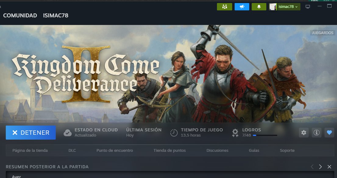 isimac's tweet photo. @DanielVavra I'm just getting started, as I'm only 13 hours in, but after playing over 100 of the first one, I think it beats it in every way. And without a single bad crash.
The music is a delight. Thanks for the game and you can congratulate yourselves https://t.co/UldY0n6XuS
