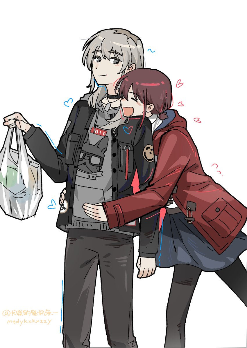 #ガルクラ #GirlsBandCry
下巴刚好可以靠在肩上的身高差