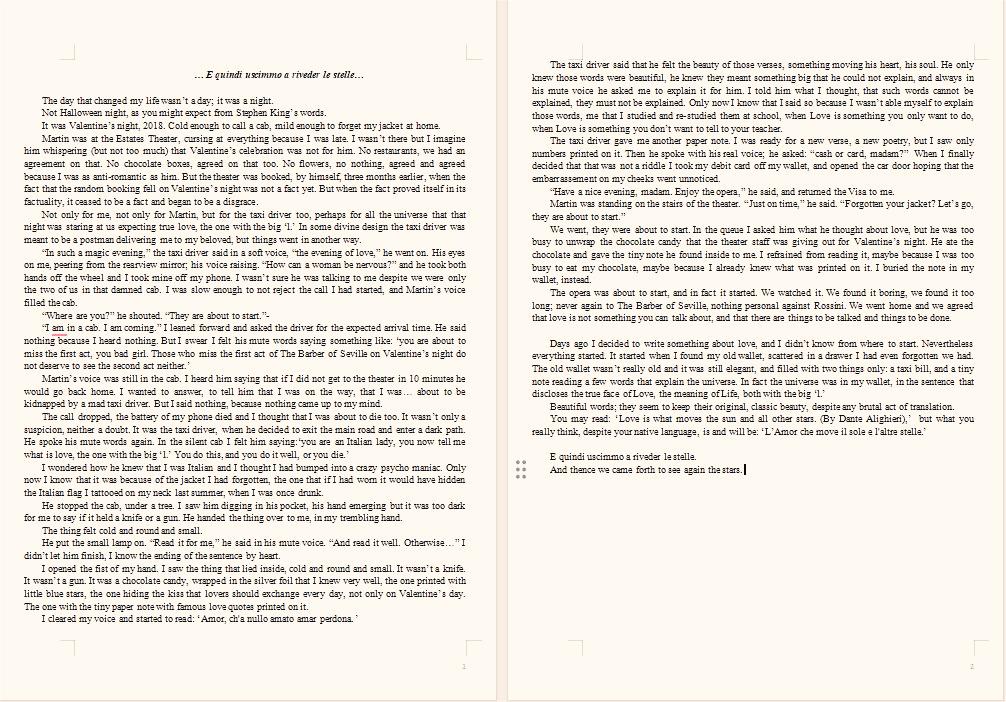 Sunday short story 💖 #1