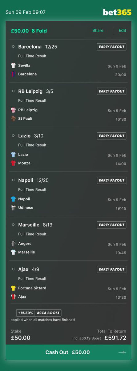 ClarkeSportTips's tweet photo. Todays long shot and stronger ACCA https://t.co/U57SEVVavg