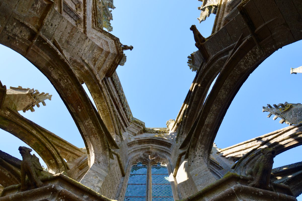 Le Mont-Saint-Michel vu d'en haut.