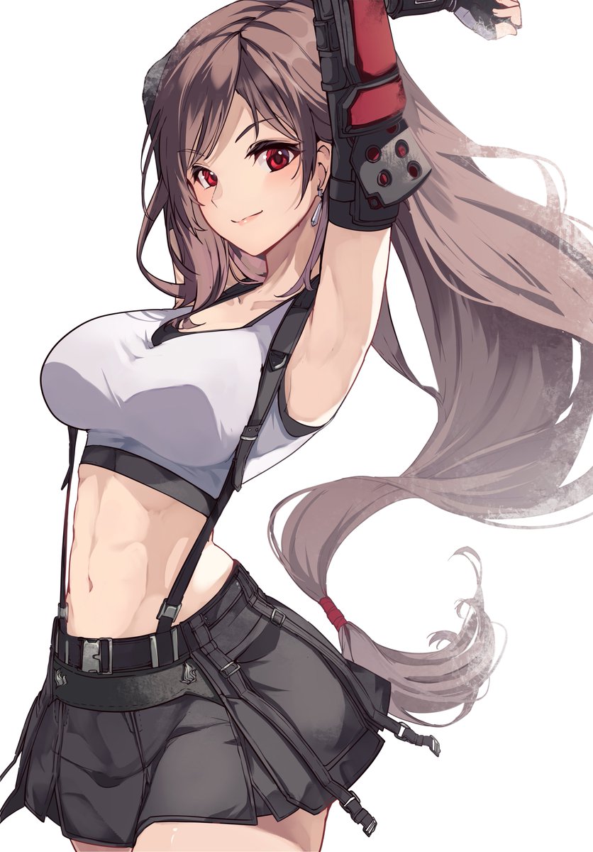 エアリス・ゲインズブール 「ヒロインズ #FF7 #FF7R 」|risumiのイラスト