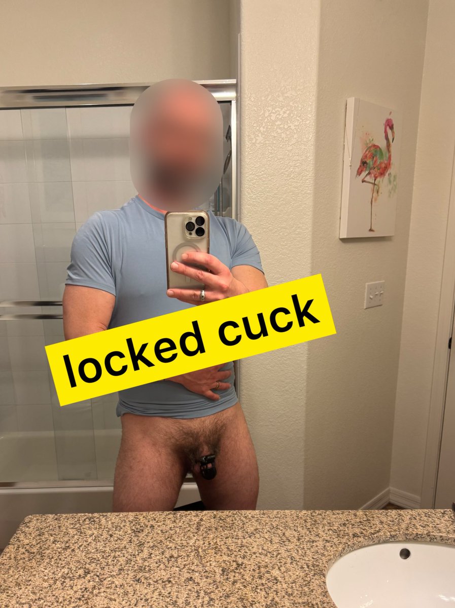 When everyone accepts their place, the world is a safer place 😂

Married American cuck locked at my request 💍🔐

#Bull #Cuckolding #Chastity #TeamLocked #Cuckold #GayCuck