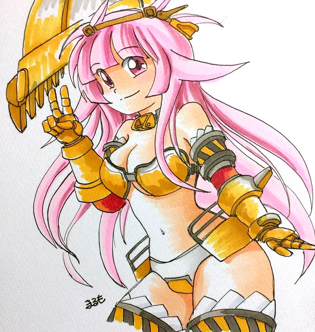 #最近フォローした方は知らない過去絵を晒す

俺タワー描いてた頃のです。 