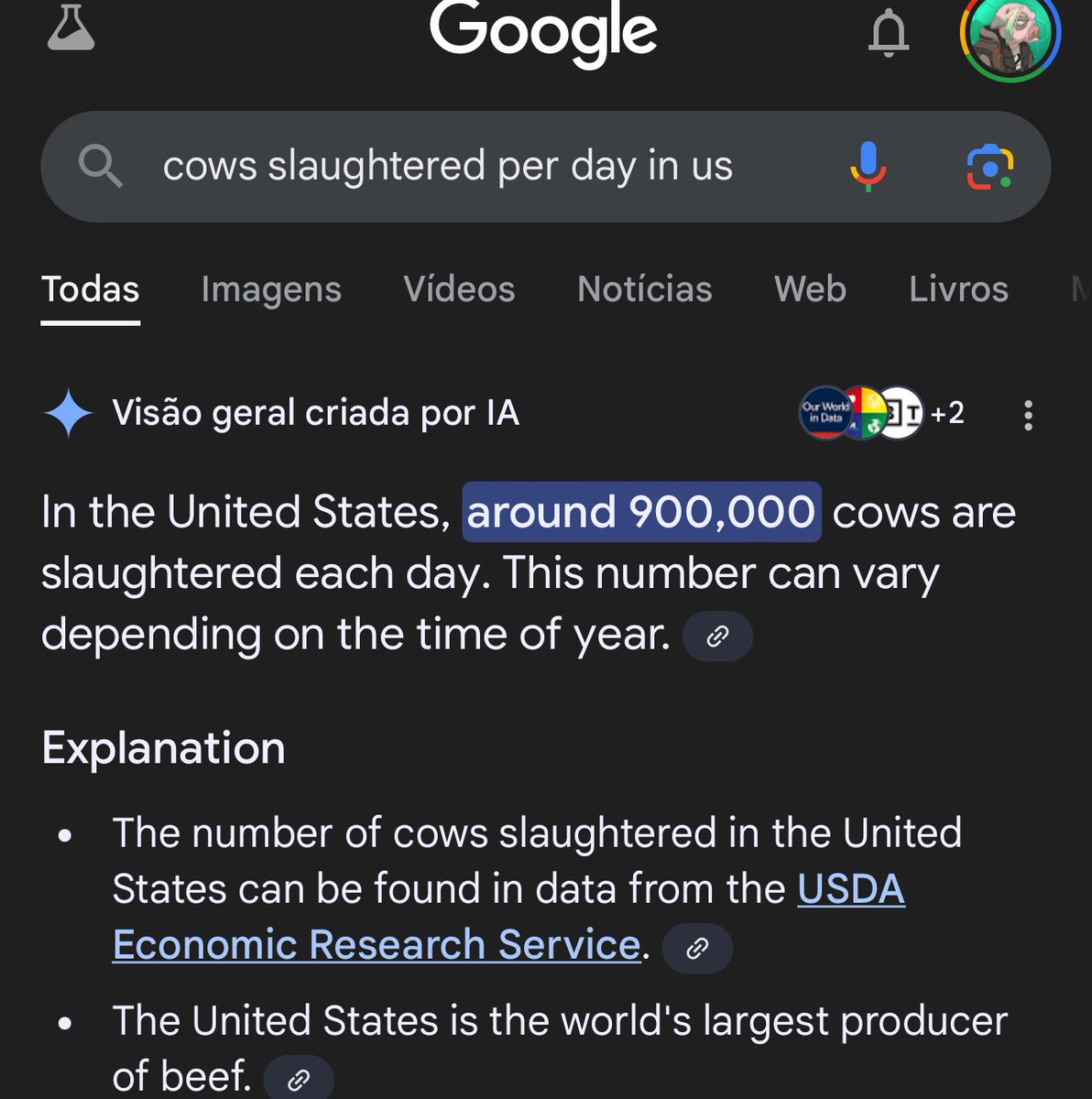 cyb_droid's tweet photo. @RightDontriot @ChadChrist45778 @TheFlatEartherr dude I'm from Brazil, we literally supply cattle for Europe and China and have beef to spare for ourselves and some more. US has almost 90 million cows year-long. We broke a record (230 million in 2023)

Jews drink child blood but this McBaby burger story is total bullshit https://t.co/bv4hUWm0kn