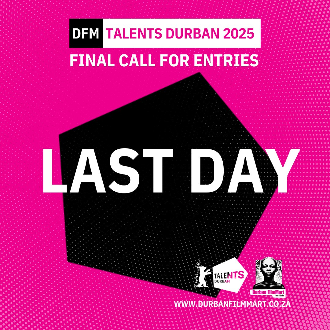 Talents Durban (@talentsdurban) on Twitter photo ๐ข LAST DAY TO APPLY ๐ข
#TalentsDurban applications close at 23:59 PM tonight!
๐ Donโt miss this opportunity to be part of a community that will elevate your film career to the next level!
.
๐ APPLY HERE: berlinale-talents.de/bt/launchpad/iโฆ
#Filmmaking #AfricanCinema <a href="/durbanfilmmart/">Durban FilmMart SA</a> ๐ข LAST DAY TO APPLY ๐ข
#TalentsDurban applications close at 23:59 PM tonight!
๐ Donโt miss this opportunity to be part of a community that will elevate your film career to the next level!
.
๐ APPLY HERE: berlinale-talents.de/bt/launchpad/iโฆ
#Filmmaking #AfricanCinema <a href="/durbanfilmmart/">Durban FilmMart SA</a>