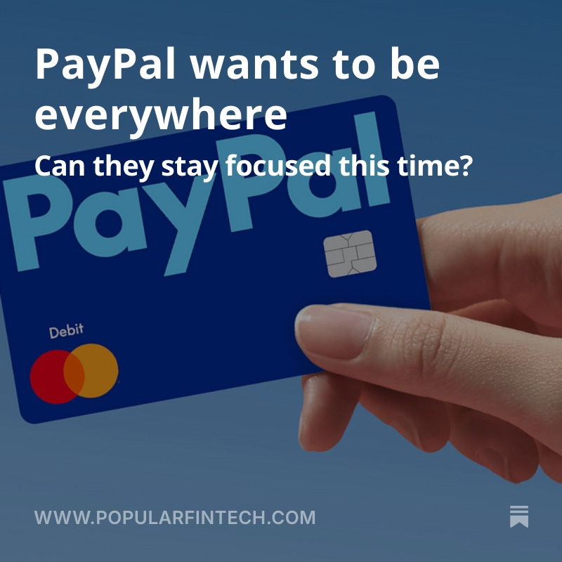 PayPal wants to be everywhere
Can they stay focused this time?

PayPal $PYPL reported its fourth quarter and full-year 2024 results this week. Braintree payment volume growth decelerated to 2% YoY (from 29% YoY a year ago). International payment volume growth decelerated to 7%