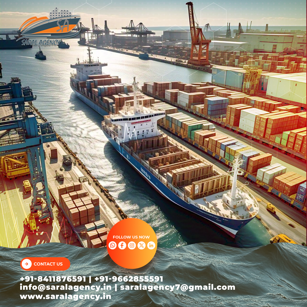 𝐒𝐚𝐫𝐚𝐥 𝐀𝐠𝐞𝐧𝐜𝐲
+91-8411876591 | +91-9662855591
saralagency7@gmail.com | info@saralagency.in
saralagency.in
#FreightForwarding #Logistics #CustomClearance #Cargoshipping #shipcontainer #bestlogistics #transport #transportlogistics #loading #shipping
#saralagency