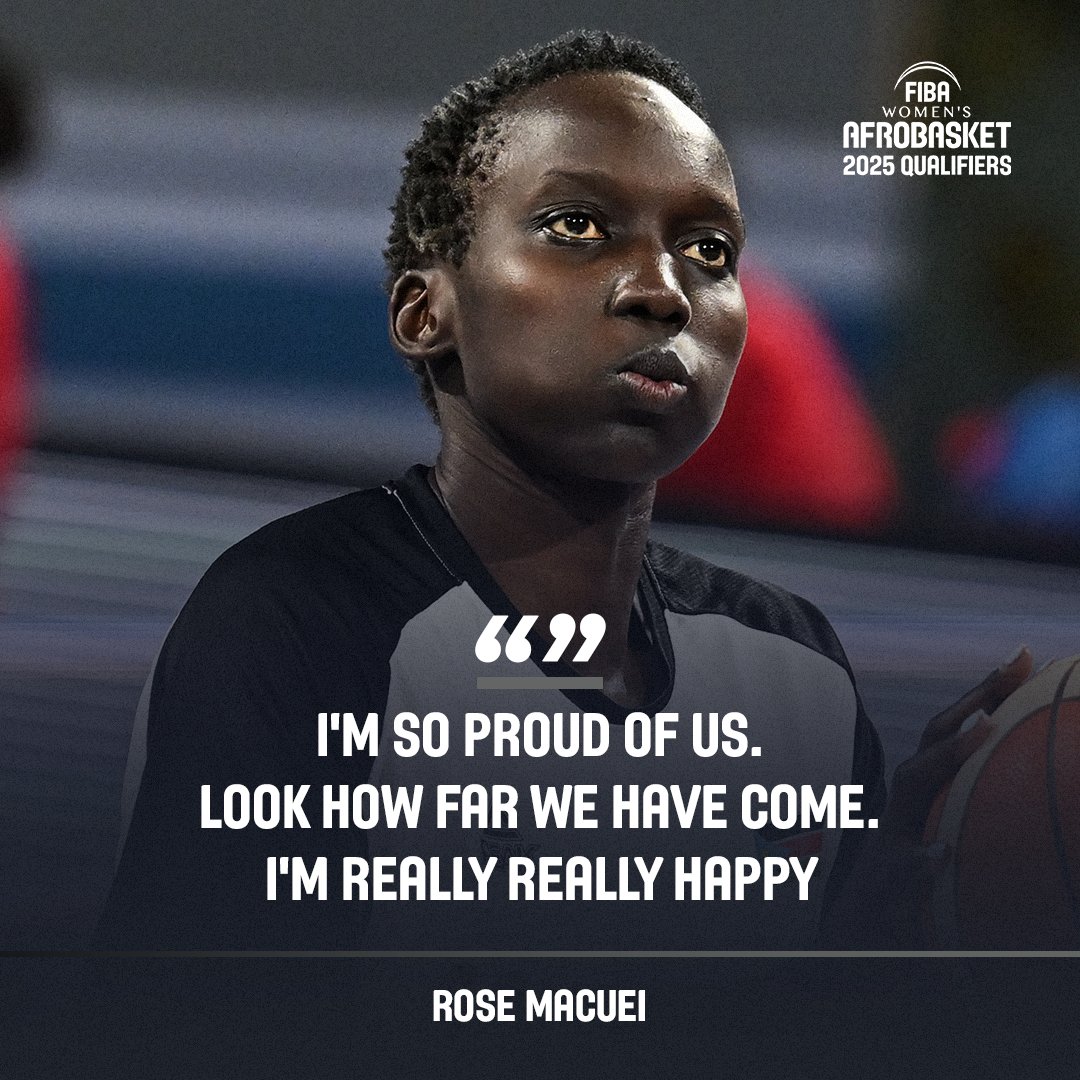 afrobasketwomen's tweet image. Rose Macuei on placing 3rd at the #AfroBasketWomen Zone5 qualifiers #SouthSudan