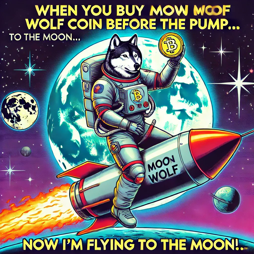 MoonWolfcoin_'s tweet photo. When I bought Moon Wolf Coin before the pump...
And now I'm flying to the moon! 🚀🌕 Claim yours today: 7zEBCJH4kNjzUXo5hs5cLks4gxusuj8JkSrL3hzkpump https://t.co/MUWSdPkVmU