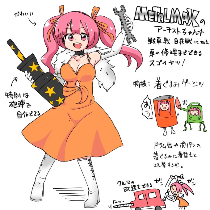 iPadでメタルマックスのキャラを描きました
メタルマックスやりたい 