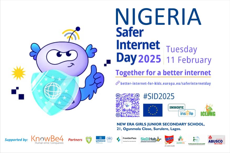 We <a href="/safety_ng/">ChildOnlineSafetyNG</a> are excited to be joining <a href="/Icldng/">ICLDNG - #SID Committee in Nigeria</a> to celebrate #saferinternetday here in Lagos.We are fully committed to pushing cybersecurity awareness to children and ensuring that we equip them with the necessary skills to remain safe on the internet.