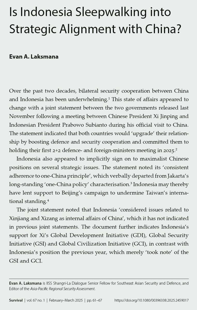 Evan A. Laksmana tweet media