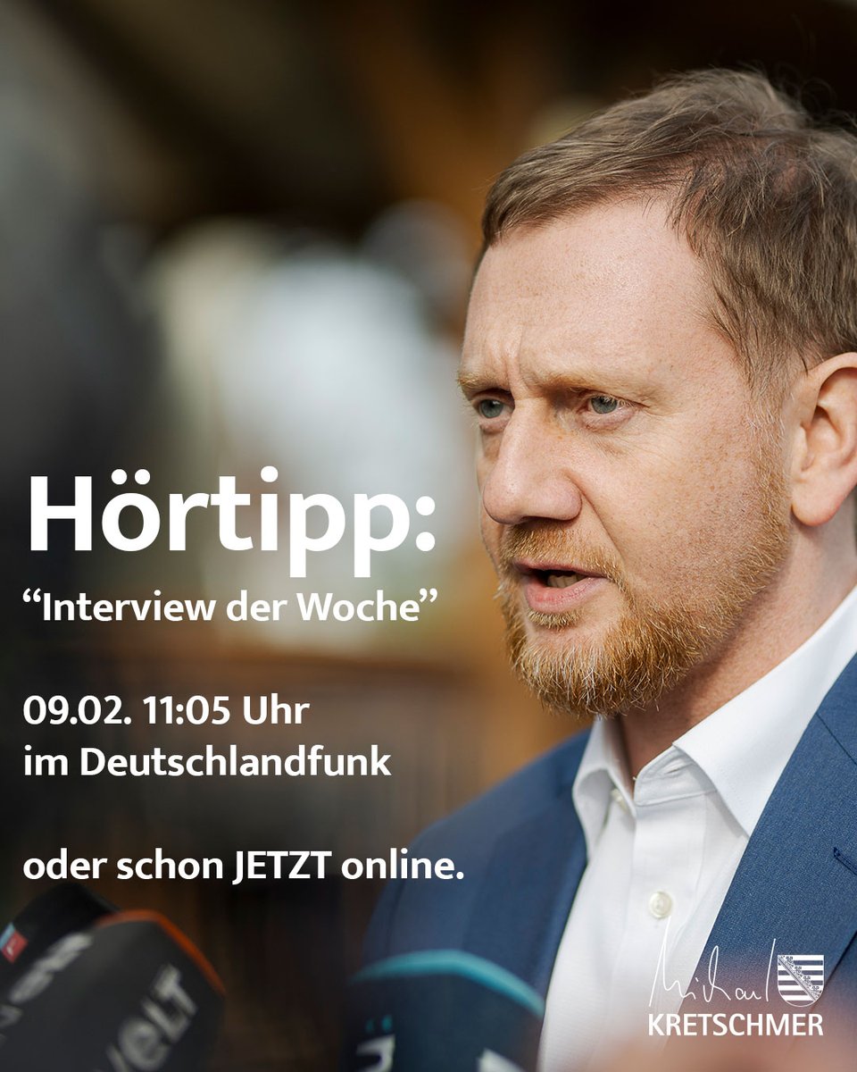 #Hörtipp:  

"Interview der Woche"  09.02. 11:05 Uhr im #Deutschlandfunk oder schon JETZT hier: lsnq.de/pZ (SK)