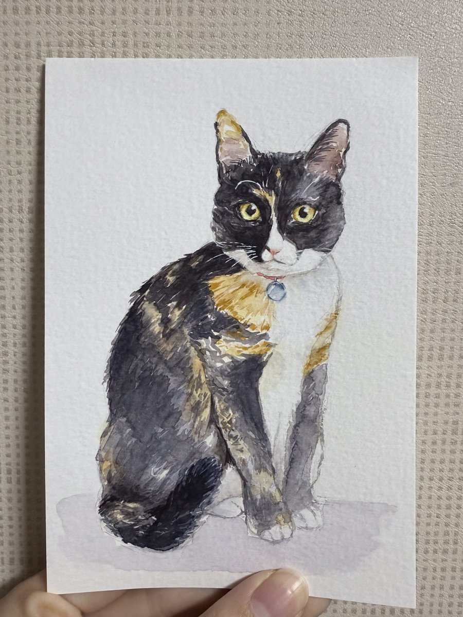 울집 첫째냥이 그림
그리고 얘가 확실히 그리기 난이도가 높다...
무늬 개빡세