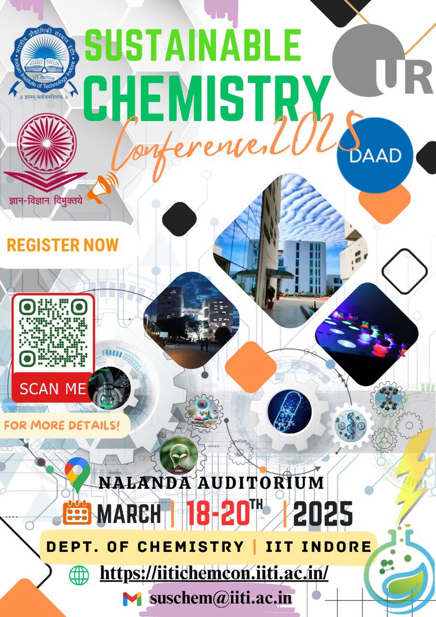 Department of Chemistry, IIT Indore (@chemistryiiti) on Twitter photo 🎉💥💥🔊Join us for cutting-edge discussion and inside into sustainable chemistry from the top experts of the chemistry fraternity at SCC-III, 2025, at IIT Indore under the Indo-German Higher Education Partnership. <a href="/DebayanDr/">Dr. Debayan Sarkar</a> <a href="/dipak_666/">Dipak Kumar Roy</a> <a href="/IGP_Conference/">IGP Sustainable Conference Series</a> <a href="/IITIOfficial/">IIT Indore</a> 🎉💥💥🔊Join us for cutting-edge discussion and inside into sustainable chemistry from the top experts of the chemistry fraternity at SCC-III, 2025, at IIT Indore under the Indo-German Higher Education Partnership. <a href="/DebayanDr/">Dr. Debayan Sarkar</a> <a href="/dipak_666/">Dipak Kumar Roy</a> <a href="/IGP_Conference/">IGP Sustainable Conference Series</a> <a href="/IITIOfficial/">IIT Indore</a>
