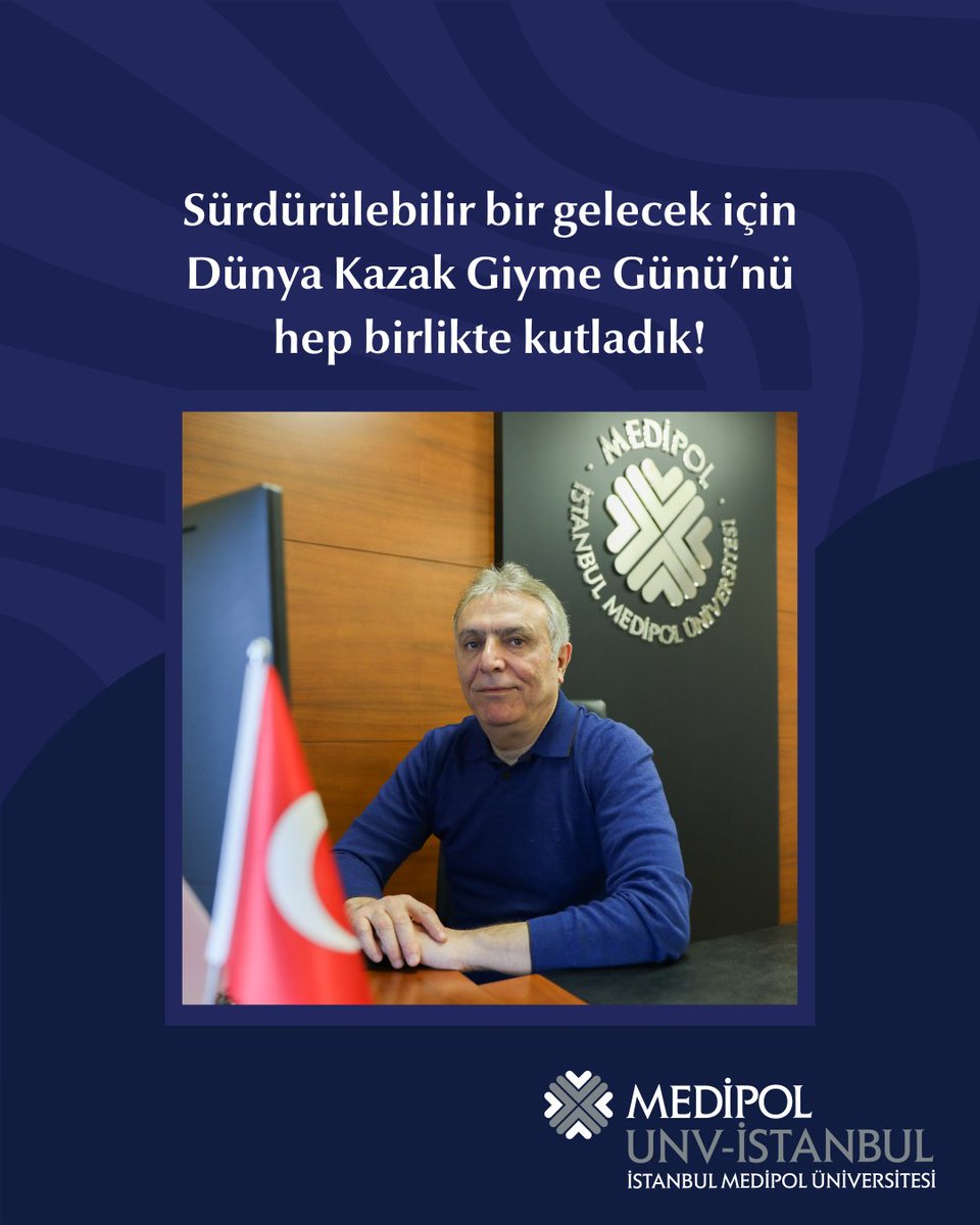 medipolunv's tweet photo. Dünya Kazak Giyme Günü’nü hep birlikte kutladık! 🌍♻️

Enerji tasarrufu sağlamak ve sürdürülebilir bir geleceğe katkıda bulunmak için kazaklarımızı giydik!

Rektörümüz @profomerceran, Rektör Yardımcımız @DrRecepOzturk ve Genel Sekreterimiz Doç. Dr. Semih Korkut’un yanı sıra akademik ve idari kadromuz da bu farkındalık hareketine destek verdi.

Bu küçük ama etkili adımla:
✅ Klimaları 2 derece düşürerek enerji tüketimini azalttık.
✅ Karbon ayak izimizi azalttık.
✅ Çevreye duyarlılığımızı bir kez daha gösterdik.

Daha sürdürülebilir bir gelecek için birlikte hareket etmeye devam! 💙💚♻️

#KazakGiymeGünü #SürdürülebilirGelecek #Medipol