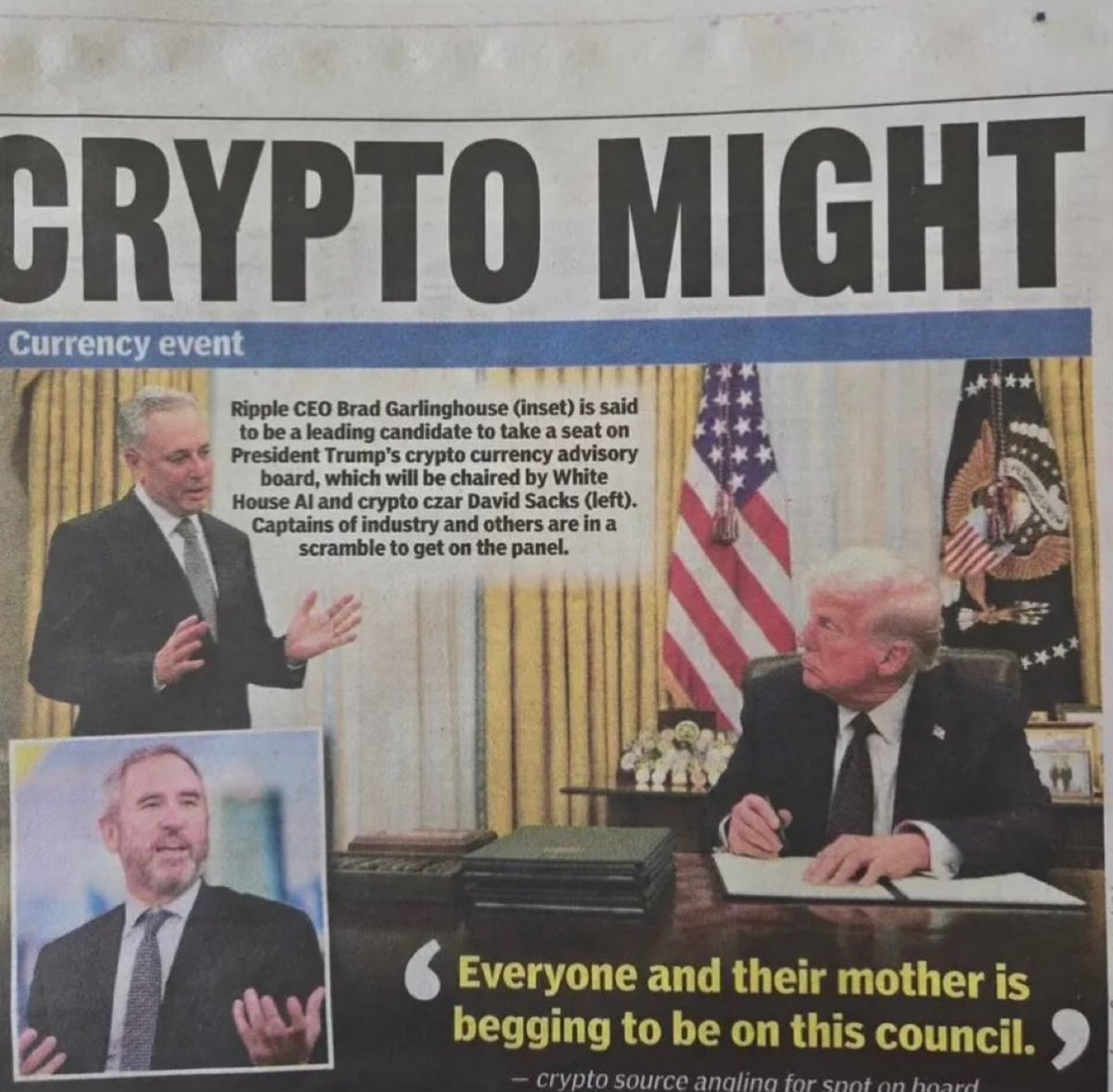 Bitcoin maxis crying over this. Looks like having an actual CEO has its benefits $XRP 🚀