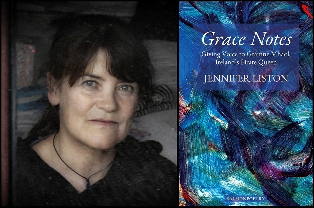 All are welcome to today’s poetry launch for GRACE NOTES at 2pm. Jennifer Liston will read from her collection &amp; be in conversation with Anne Chambers, author of Grace O’Malley: The Biography of Ireland’s Pirate Queen. Details here: booksupstairs.ie/all-events/lau…