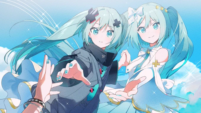 DECO*27 - ハローセカイ feat. 初音ミクイラスト描かせていただきました! 