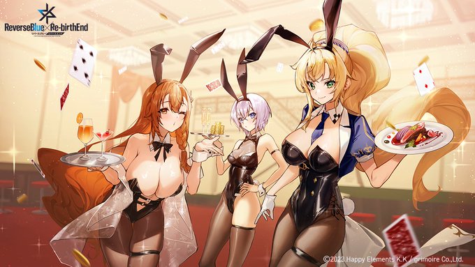 『リバースブルーxリバースエンド』にて、イベントキービジュアルを担当させていただきました♡🥂✨♢
#リバースブルーxリバースエンド 
#リバxリバ 