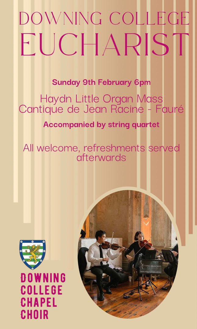 Tremendously excited for tonight! Fauré and Haydn!