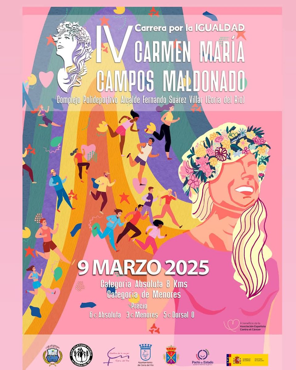 Empieza Marzo de la mejor manera 🌈💜

Inscripción a la Carrera por la Igualdad Carmen María Campos Maldonado: carreras.dxtchiprun.es/carrera/carrer…

Inscripción de voluntariado: forms.gle/K1fxHMRKXQ7HHk…

Te esperamos ✨✨✨