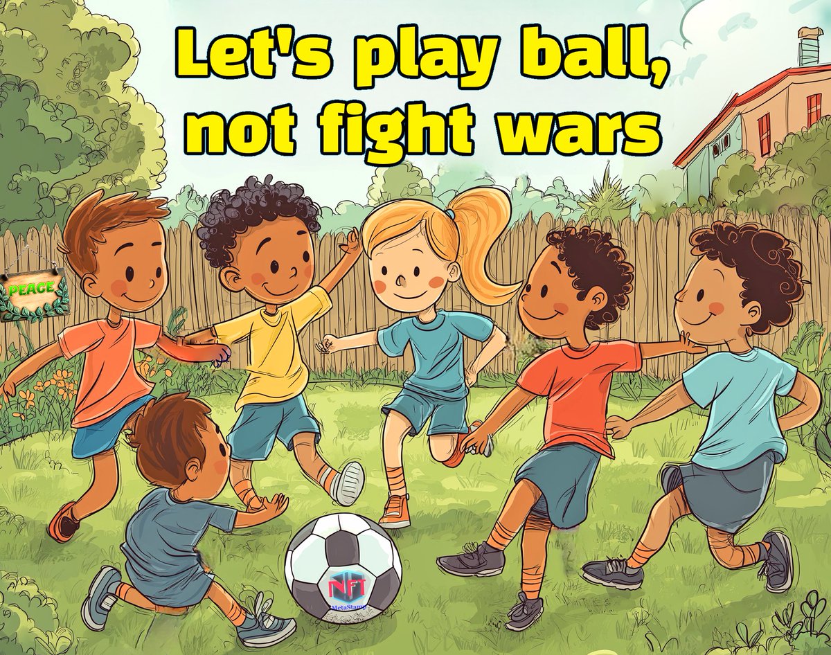 NFTDeSta's tweet photo. #peace #war #colum #comic #Paintings #Art #MetaStamp
"Make balls, not war." https://t.co/XB8PcLmtV2