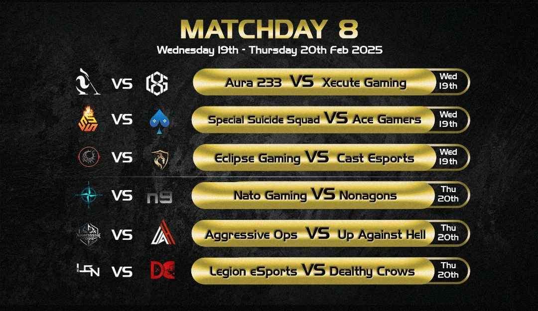 Matchday 6 to 11 is set, and the battle is on! Who’s got what it takes to rise to the top and bring it home?