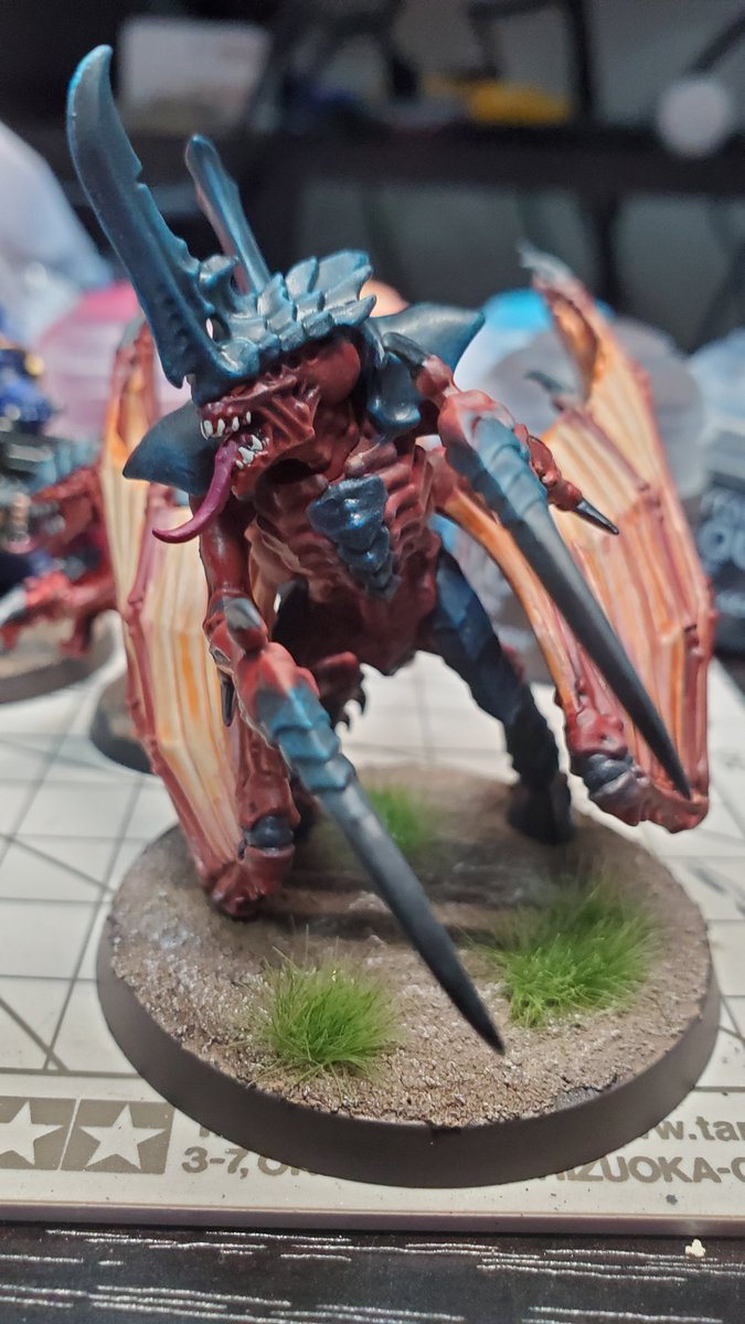 ティラニッドプライム（ベヒモス艦隊）完成ー！ これで自分なりの