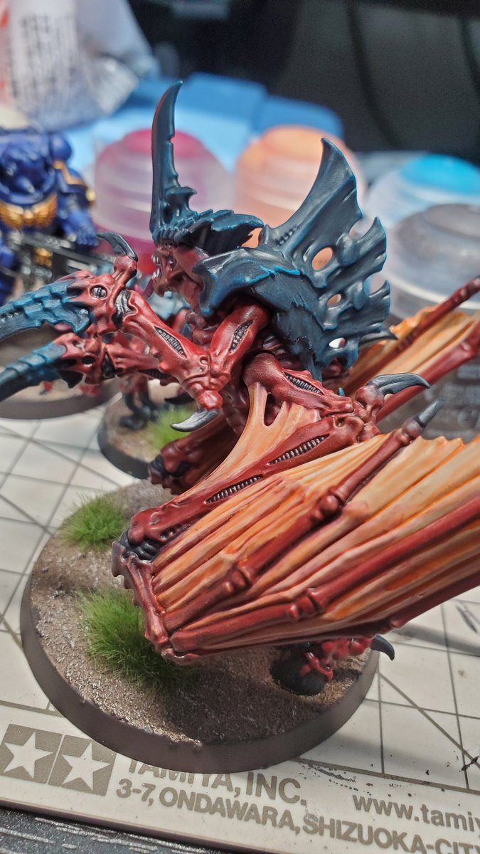 ティラニッドプライム（ベヒモス艦隊）完成ー！ これで自分なりの