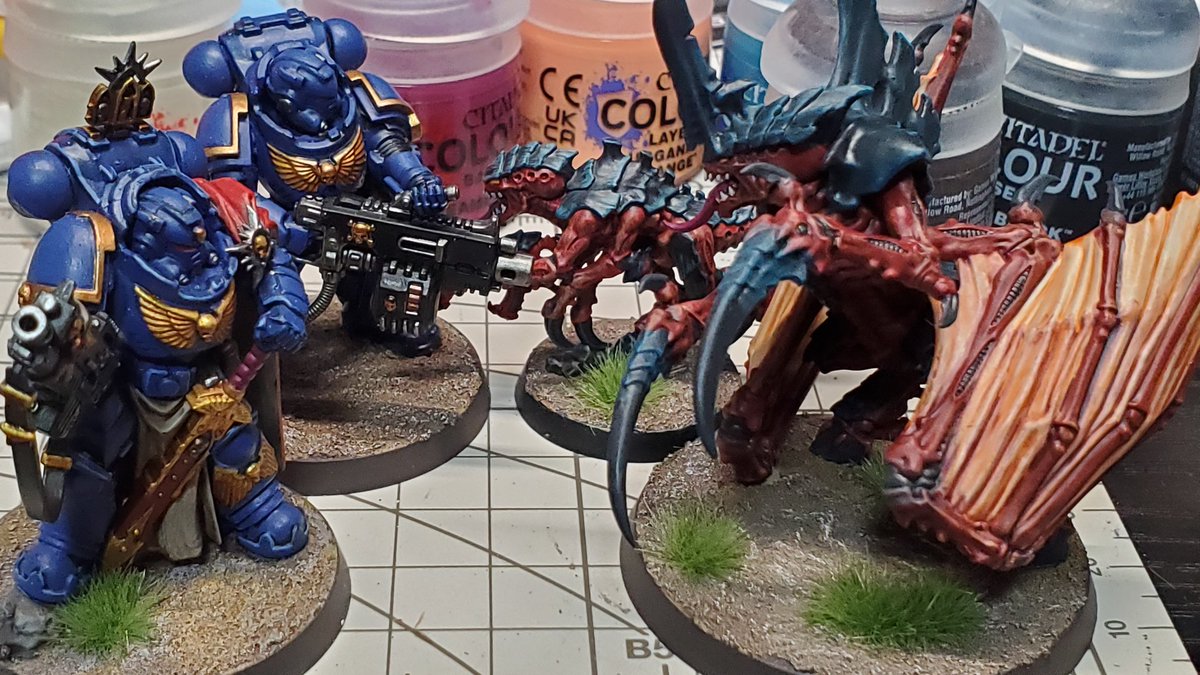 ティラニッドプライム（ベヒモス艦隊）完成ー！ これで自分なりの