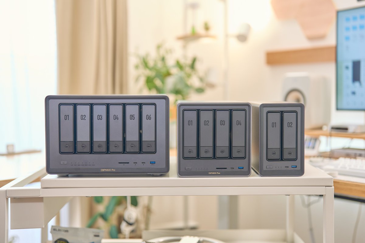 jaga_farm's tweet image. UGREEN NASyncのサイズ感が気になる方向け。
実際に3機種並べてみました。

とにかくDXP6800 Proの存在感がすごい。

#UGREEN 
#NASync 
#pr