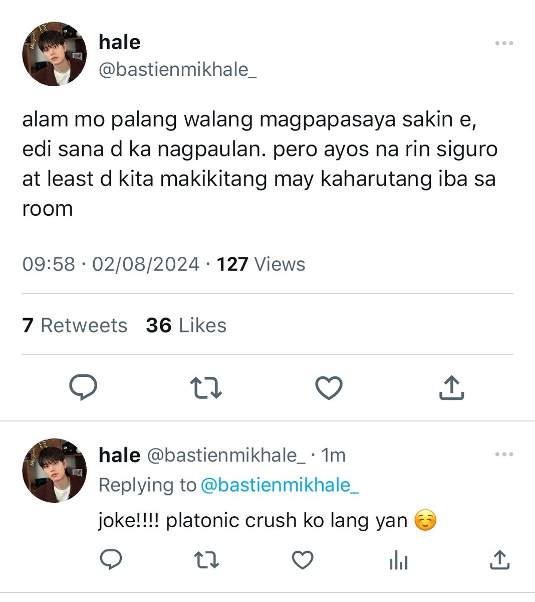 hyunscrived's tweet photo. sinat,
#seungjin otau. 

Paano kung ang dating realisasyon ng class secretary na si Hale sa kaniyang kaklaseng "gwapo lang" ay unti-unting nabago hanggang dumating ito sa "gwapo nga?" https://t.co/jnUIEz00dD
