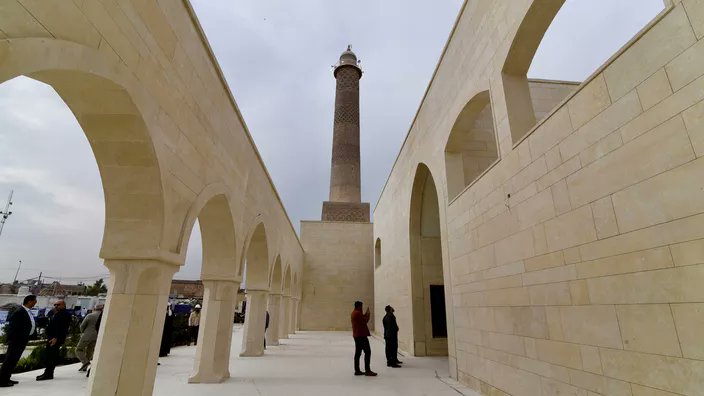 Delcroixx's tweet image. La restauration de la Grande Mosquée al-Nouri à #Mossoul « redonne son identité » à la ville irakienne lefigaro.fr/culture/patrim… via @Figaro_Culture