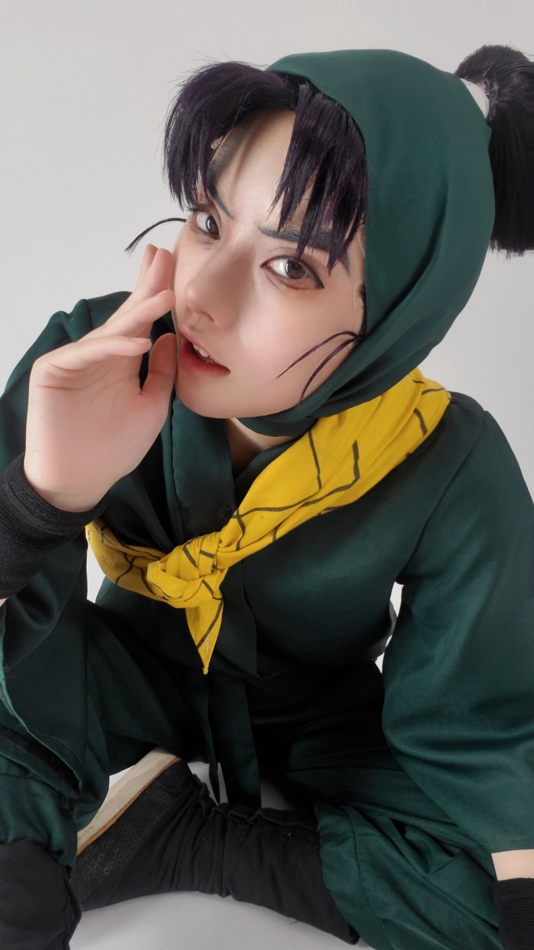 忍たま乱太郎 潮江文次郎 ウィッグ 忍たま乱太郎 潮江文次郎 コスプレ