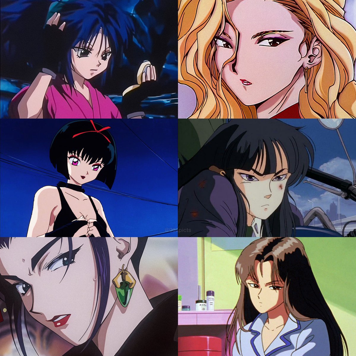 FOREVER obsessed with the way 90´s anime women were drawn.