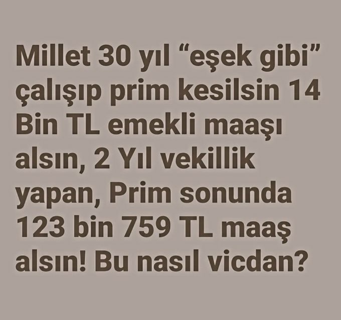 Bu paranın her kuruşunda ülkemin yetimlerinin  öksüzlerinin ve kimsesizlerinin hakkı var.
 HARAM ZEHIR ZIKKIM OLSUN.
