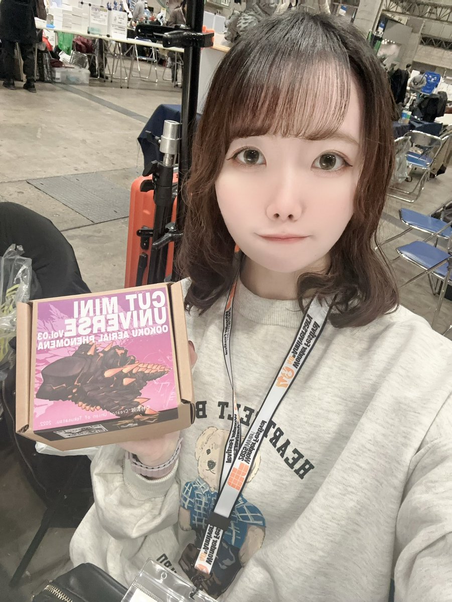 cs_Kazuki's tweet photo. ワンフェス楽しかった♡
近隣サークルさん達みんないい人過ぎ！！ https://t.co/mWPr0gGGEX