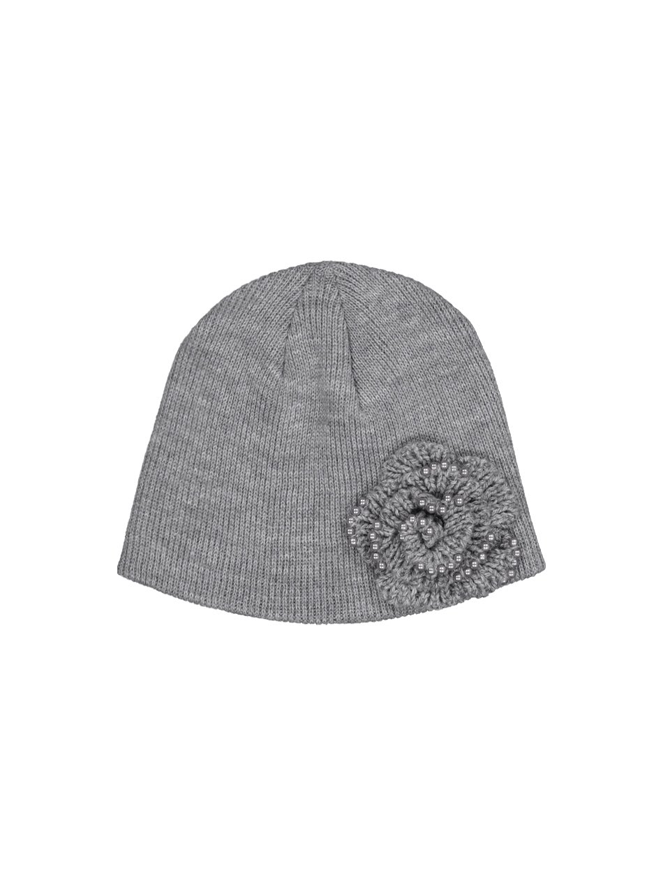 【SETUP-EXE】韓国人気★PEARL CORSAGE BEANIE MUSINSA公式 | SETUPEXE PEARL CORSAGE BEANIE / IVORY