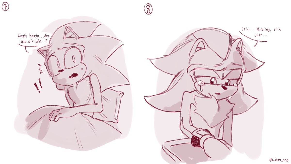 Im lazy to draw properly but i had this idea in mind so i had to sketch it out

#sonadow #shadonic
(1/2)