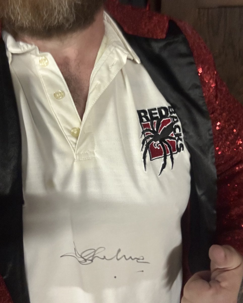 RedbackJim's tweet photo. #VictoryJacket
#SheffieldShieldSunday https://t.co/62WRE5D0VK