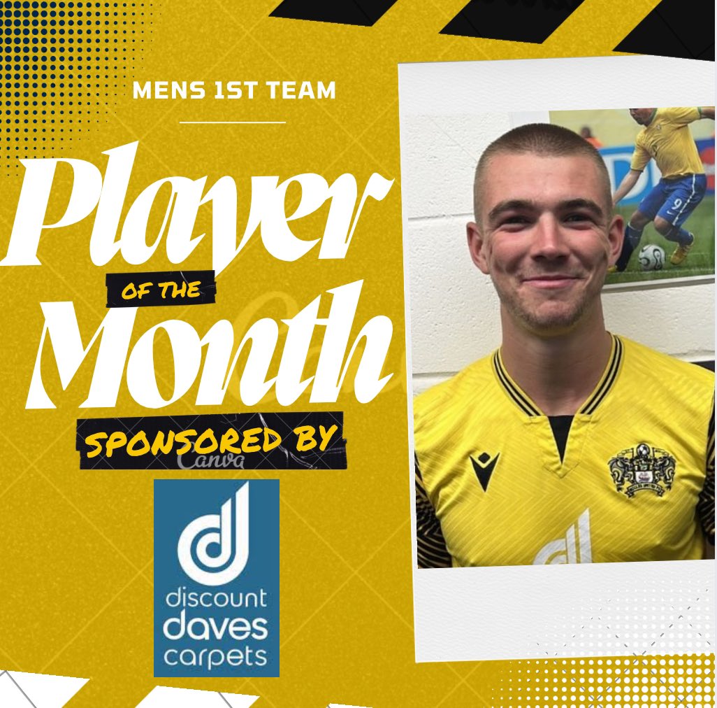 EcclesUnited's tweet photo. ⚡️ FIRST TEAM PLAYER OF THE MONTH ⚡️

Your Discount Daves December/January Player of the Month is Josh Clarke.

Clarkey has been brilliant since coming to the club in the summer. December and January brought him 6 in 3 games. Reliable and consistent. 

Well in Clarkey! 

#UTE🎗 https://t.co/tQVhyw4JTB