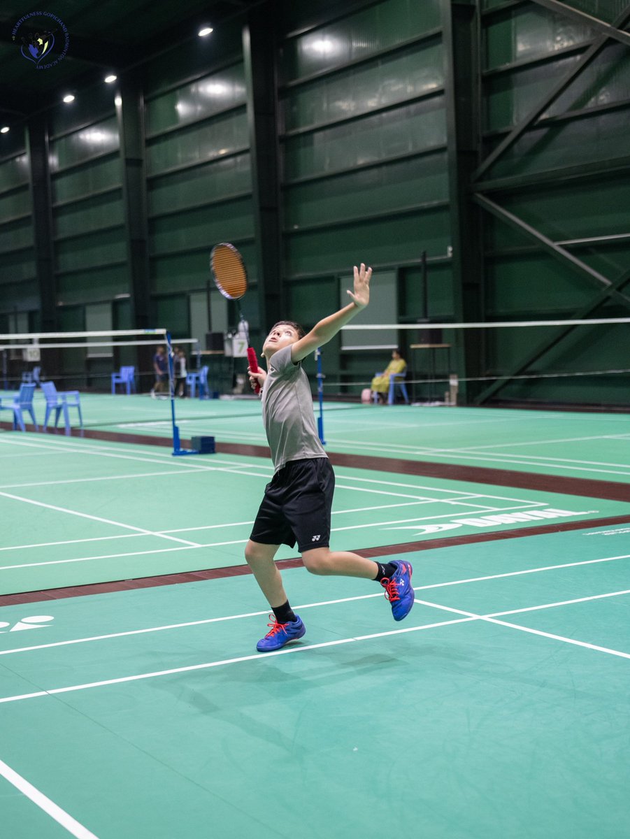 HGBAcademy's tweet photo. 🏸 Day 2 Wrapped Up! 🎉  

Another thrilling day at the Heartfulness Gopichand Badminton Academy Tournament , filled with energy, passion, and incredible matches! 💪🔥 With two days down and two more to go, the excitement is only building up!

#BadmintonTournament #HGBA https://t.co/0jV7hndi0L