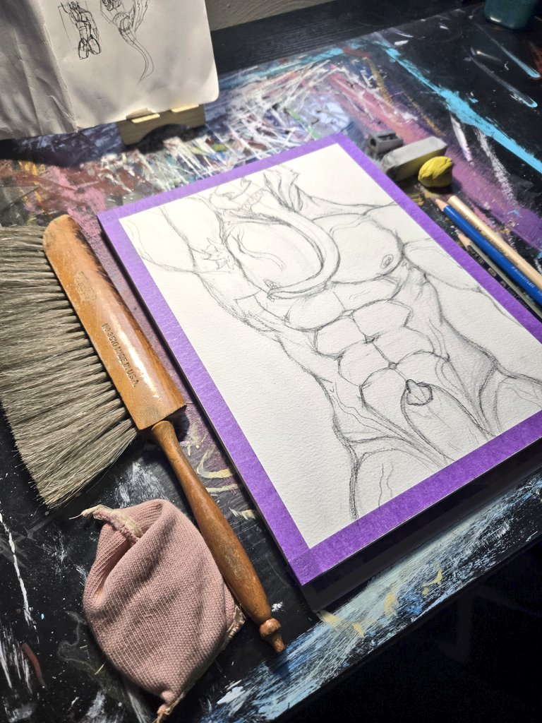 VeiledWorks's tweet photo. Been working on a neat multimedia piece for @Bulky_Buck.

If ya wanna see the finished piece, join me over on the 🦋 app. I'll be posting it soon. 

Or join my TG channel. Both are in my Linktree on my profile. https://t.co/az8BTPsQzy