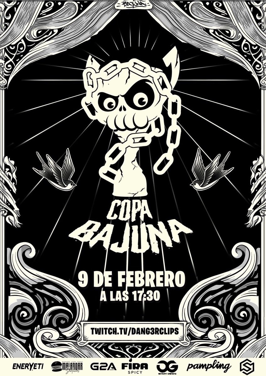 Ya estamos EN DIRECTO para jugar la COPA BAJUNA, paso lista 📝

twitch.tv/iamknooby